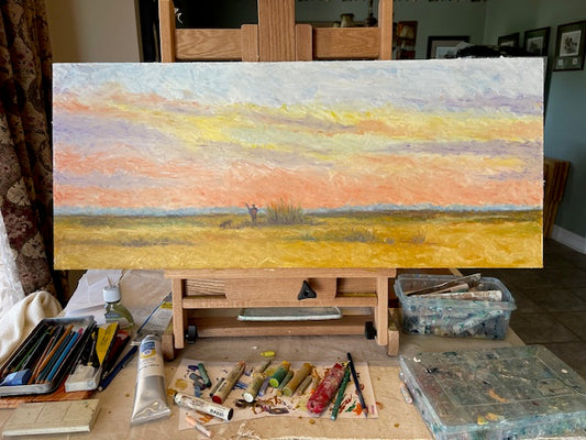 Finished landscape: Hunting at Cheyenne Bottoms 2021